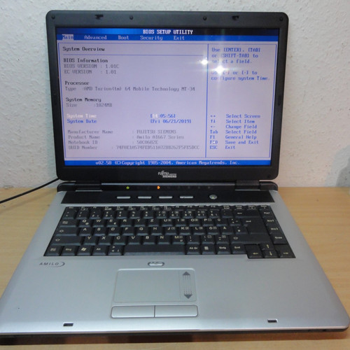 Notebook portatile fujitsu - portatile,